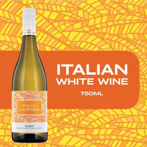 Riva De La Rosa Gavi Italian White Wine Perspective: front