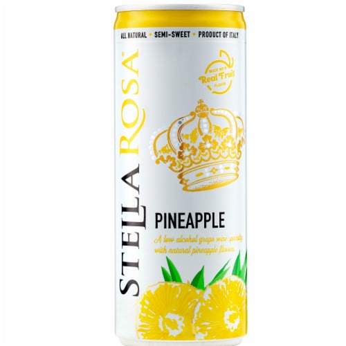 Stella Rosa Pineapple Semi-Sweet Italian White Wine Perspective: front