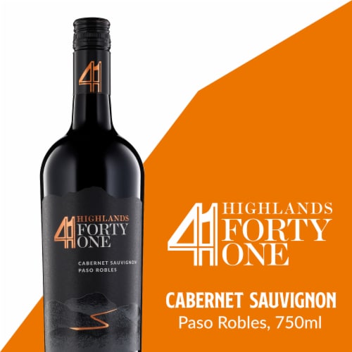 Highlands 41 Paso Robles Cabernet Sauvignon Red Wine Perspective: front