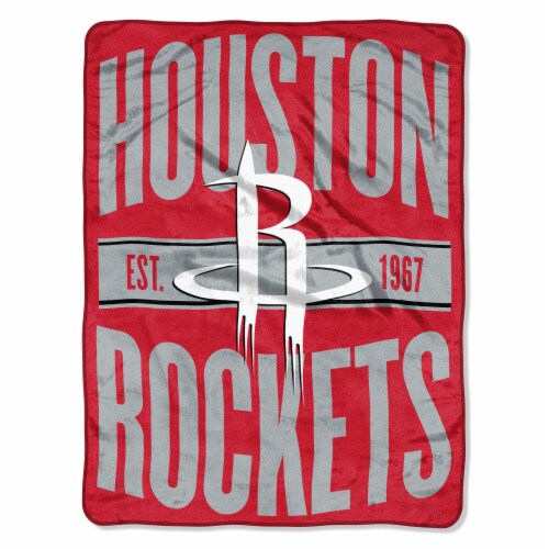Houston Rockets Official Micro Raschel Throw Sku Perspective: front