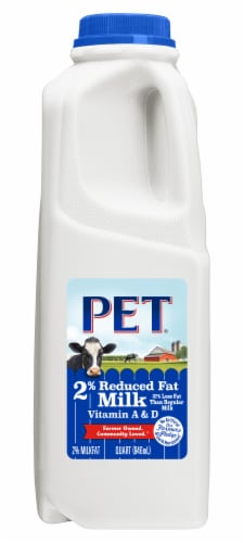 PET Dairy 2% Reduced Fat Milk Perspective: front