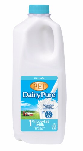 PET Dairy 1% Lowfat Milk Perspective: front