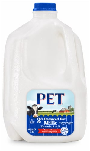 PET Dairy 2% Reduced Fat Milk Perspective: front