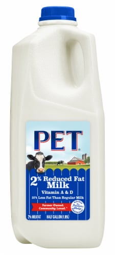 PET Dairy 2% Reduced Fat Milk Perspective: front