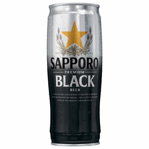 Sapporo Premium Black Beer Perspective: front