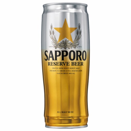 Sapporo Reserve Beer Perspective: front