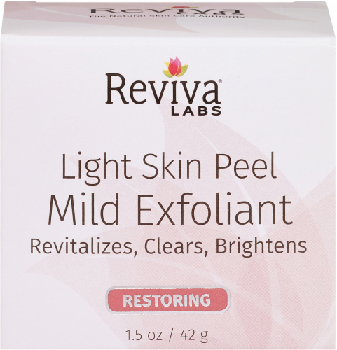 Reviva Labs Restoring Light Skin Peel Mild Exfoliant Perspective: front