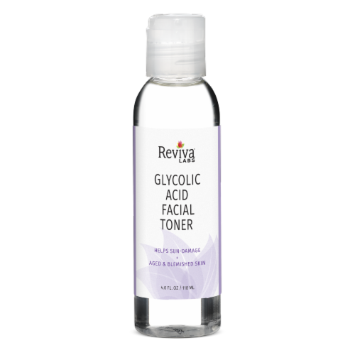 Reviva Labs Anti-Aging Glycolic Acid Facial Toner Perspective: front
