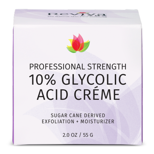 Reviva Labs 10% Glycolic Acid Anti-Aging Crème Perspective: front