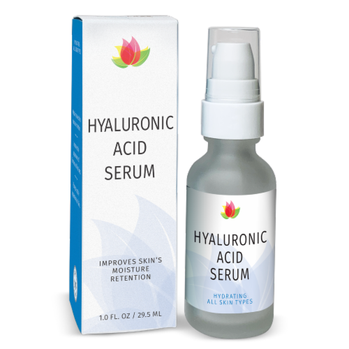 Reviva Labs Hydrating Hyaluronic Acid Serum Perspective: front