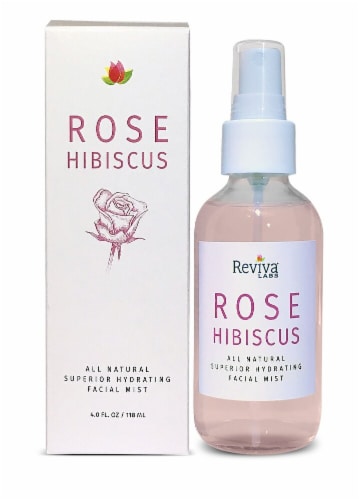 Reviva Labs Rose Hibiscus Hydrating Facial Mist Perspective: front