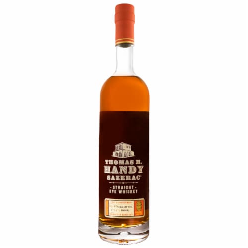 Sazerac Thomas H. Handy Straight Rye Whiskey Perspective: front