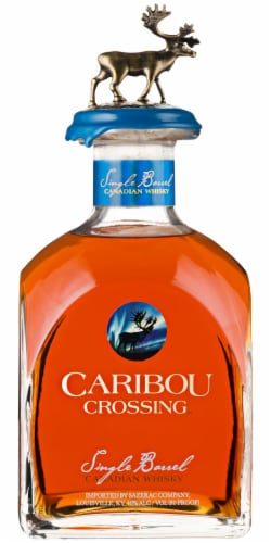Caribou Crossing Single Barrel Canadian Whisky Perspective: front