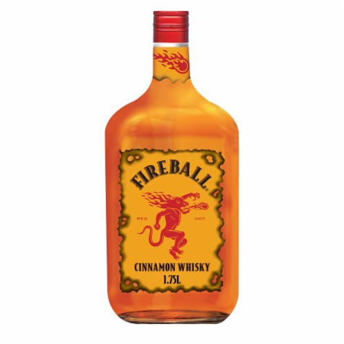 Fireball Hot Cinnamon Blended Whisky Perspective: front