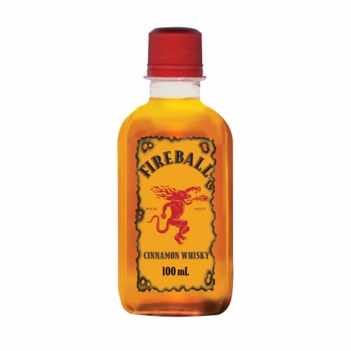 Fireball Hot Cinnamon Blended Whiskey Perspective: front
