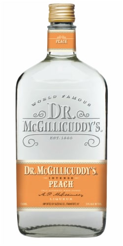 Dr. McGillicuddy's Peach Liqueur Perspective: front