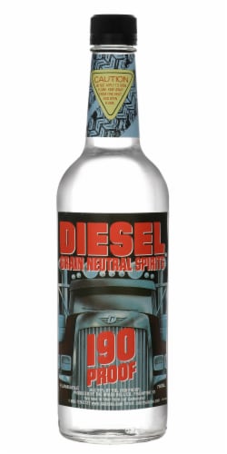 Diesel Grain Natural Spirits Vodka Perspective: front