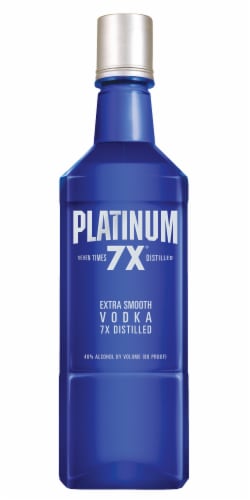 Platinum 7X Vodka - 80 Proof Perspective: front