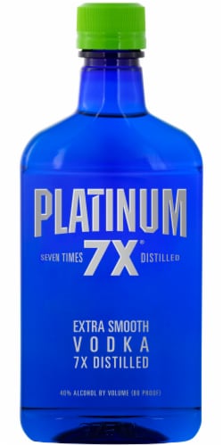 Platinum 7X Seven Times Distilled Extra Smooth Vodka Perspective: front