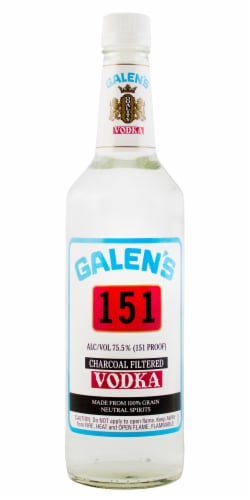Galen's 151 Charcoal Filtered Vodka Perspective: front