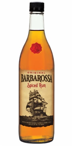 Barbarossa Original Spiced Dark Rum Perspective: front