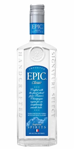 Epic Classic Triple Distilled Vodka Perspective: front