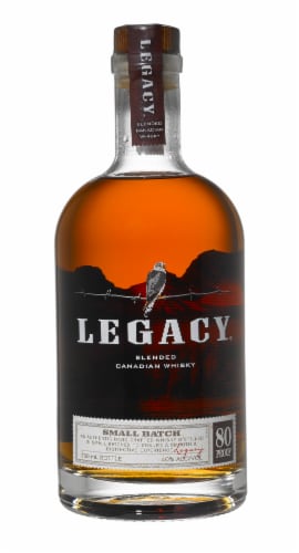 Legacy Small Batch Blended Canadian Whisky Perspective: front
