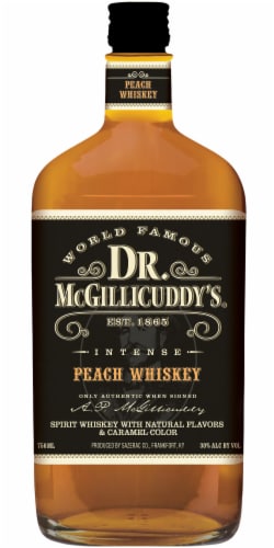 Dr. McGillicuddy's® Intense Peach Whiskey Perspective: front