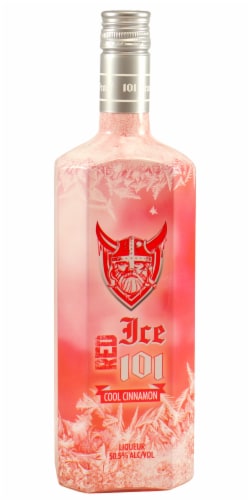 Ice Red Cool Cinnamon Liqueur Perspective: front