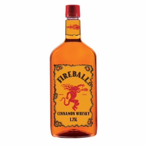 Fireball Hot Cinnamon Blended Whisky Perspective: front