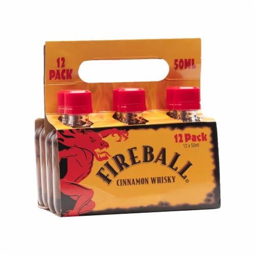Fireball Hot Cinnamon Blended Whisky Perspective: front