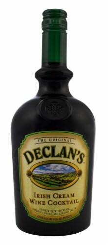 Declan's Irish Cream Wine Ready to Drink Cocktail Perspective: front