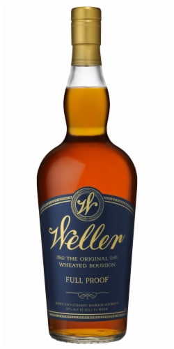 W. L. Weller Full Proof Bourbon Whiskey Perspective: front