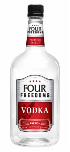 Four Freedoms Vodka Perspective: front
