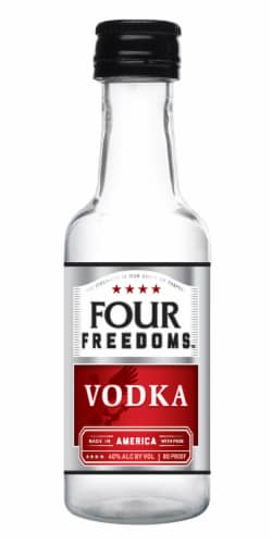 Four Freedoms Vodka Perspective: front