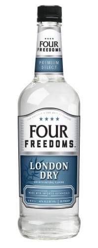 Four Freedoms London Dry Gin Perspective: front