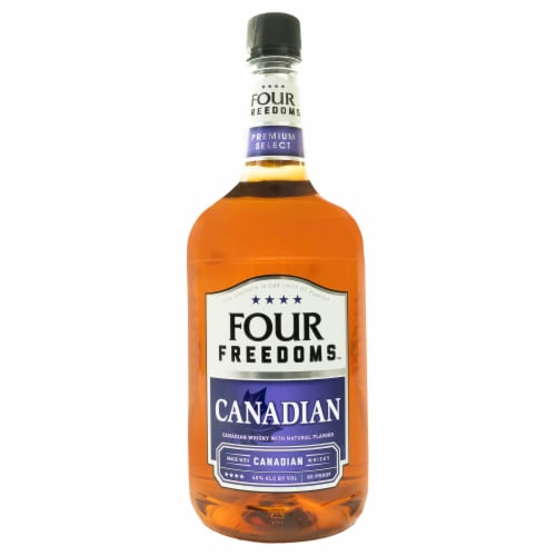 Four Freedoms™ Canadian Whisky Perspective: front