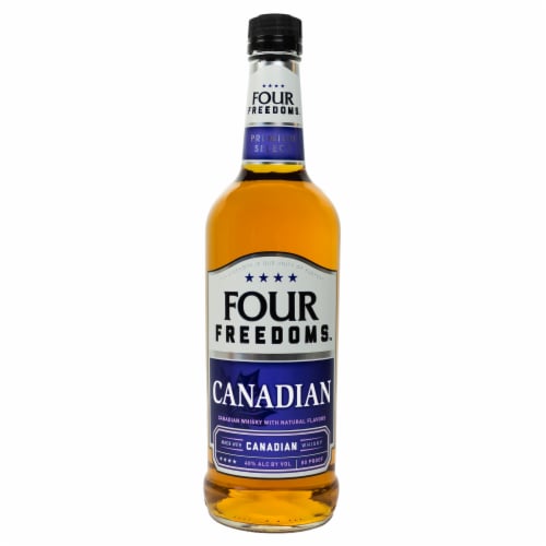 Four Freedoms™ Canadian Whisky Perspective: front