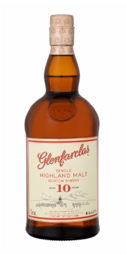 Glenfarclas 10 Year Single Highland Malt Scotch Whisky Perspective: front