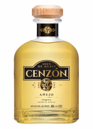 Cenzon Anejo 100% De Agave Tequila Perspective: front