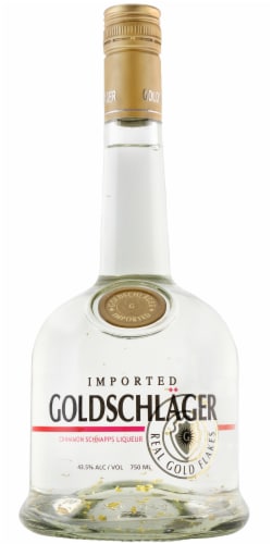 Goldschlager Cinnamon Schnapps Liqueur Perspective: front