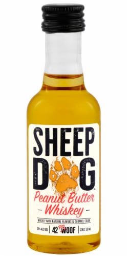 Sheep Dog Peanut Butter Whiskey Perspective: front
