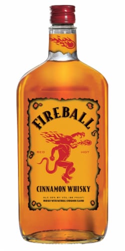 Fireball Cinnamon Whiskey Perspective: front