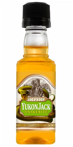 Yukon Jack® Snakebite Whiskey Flavored Liqueur Perspective: front