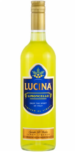 Lucina Lemoncello Lemon Liqueur Perspective: front