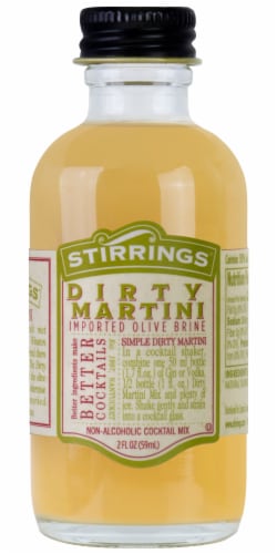 Stirrings Dirty Martini Cocktail Mix Perspective: front