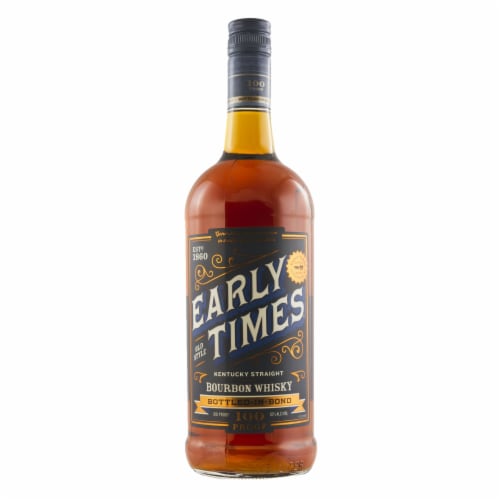 Early Times Kentucky Straight Old Style Bourbon Whiskey Perspective: front