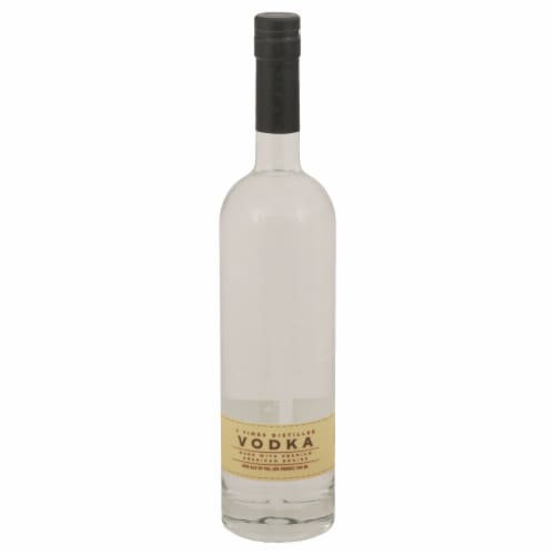 Four Sixes Seven Times Distilled Vodka Perspective: front