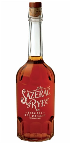 Sazerac Rye 6 Year Straight Rye Whiskey 90 Proof Perspective: front