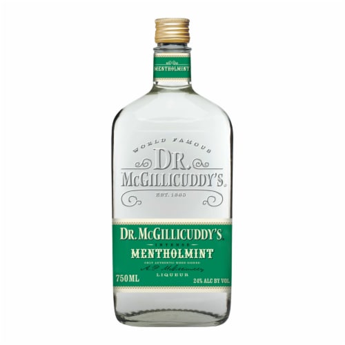 Dr. McGillicuddy’s Mentholmint Liqueur - 48 Proof Perspective: front